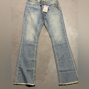 Casual Light Blue Boyfriend Jeans